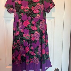 LuLaRoe Carly swing dress floral XS